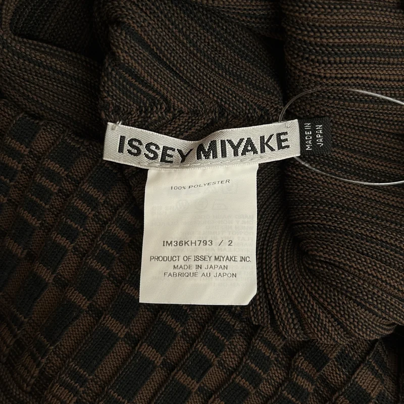 ISSEY MIYAKE / イッセイミヤケ | 2023s | LINKAGE 3Dスチーム ノースリーブ ボーダーニットワンピース | 2 | レディース