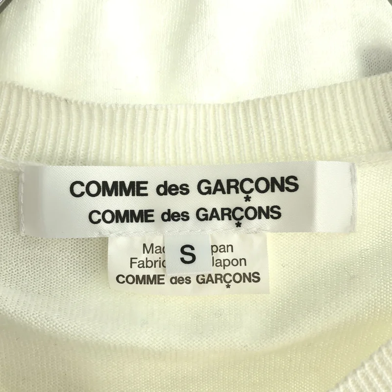 COMME des GARCONS COMME des GARCONS / コムコム | 2018SS | コットン 転写プリント クルーネック カーディガン | S | レディース