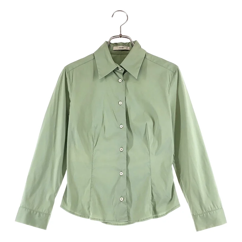 PRADA / プラダ | コットン ダーツシャツ | 38 | レディース