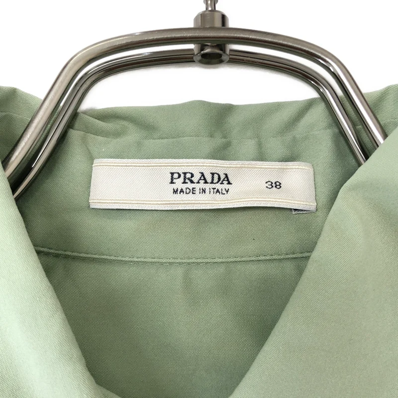 PRADA / プラダ | コットン ダーツシャツ | 38 | レディース