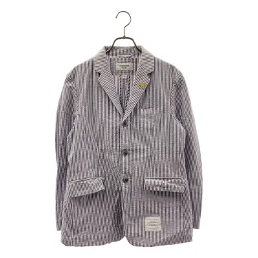THOM BROWNE / トムブラウン | ウール 4B ニットテーラードジャケット