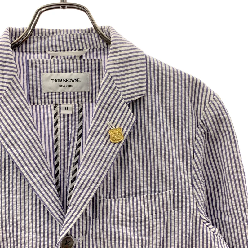 THOM BROWNE / トムブラウン | ストライプ シングルブレスト テーラードジャケット | 1 | メンズ