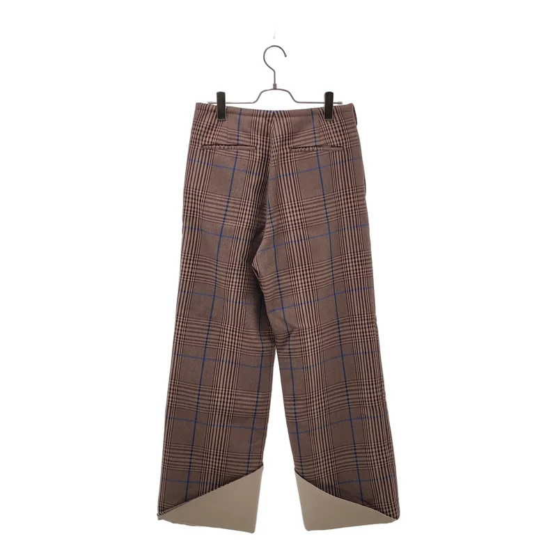 soduk / スドーク | collection003 / セットアップ / fringe finition jacket / ウール チェック フリンジ フィニシオンジャケット / cuff trousers / カフトラウザーズ パンツ |