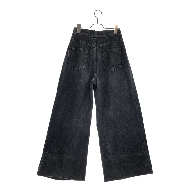 JOHN LAWRENCE SULLIVAN / ジョンローレンスサリバン | DENIM WIDE PANTS デニムワイドパンツ | S | レディース