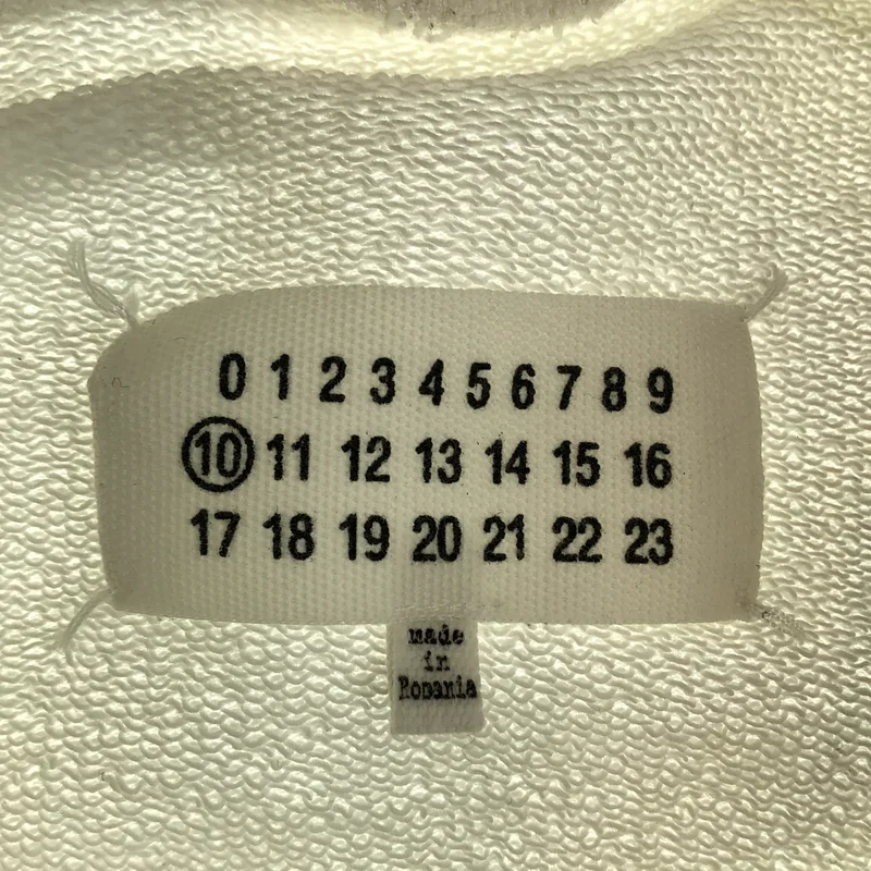 Maison Margiela / メゾンマルジェラ | 2021SS | 反転ロゴ エンブロイダリー プルオーバー スウェットパーカー | 46 | メンズ