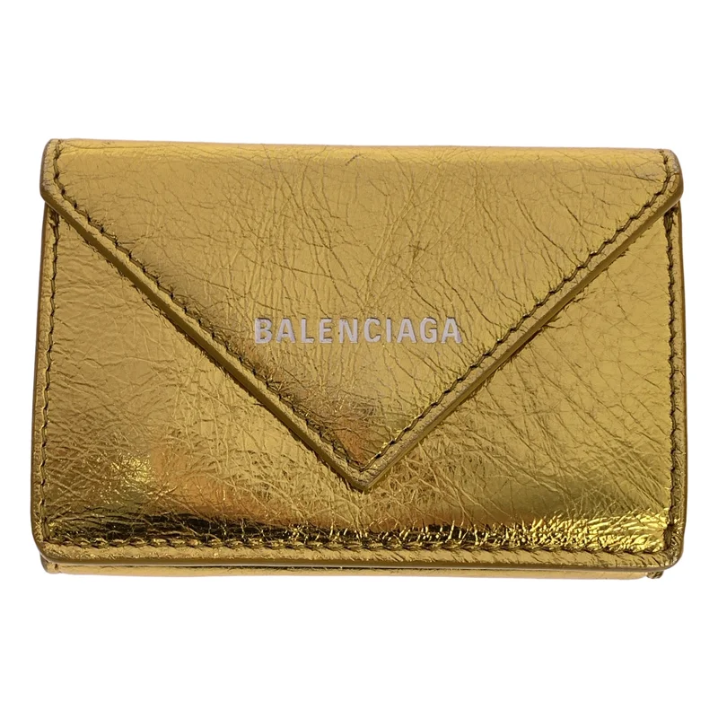 BALENCIAGA / バレンシアガ | ペーパーミニ 三つ折り ウォレット |