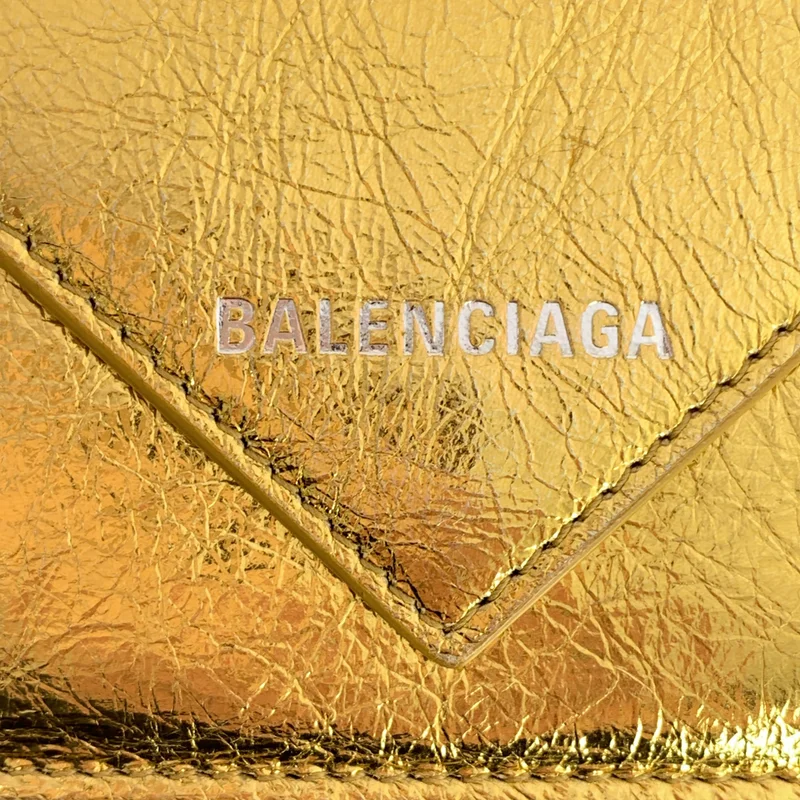 BALENCIAGA / バレンシアガ | ペーパーミニ 三つ折り ウォレット |