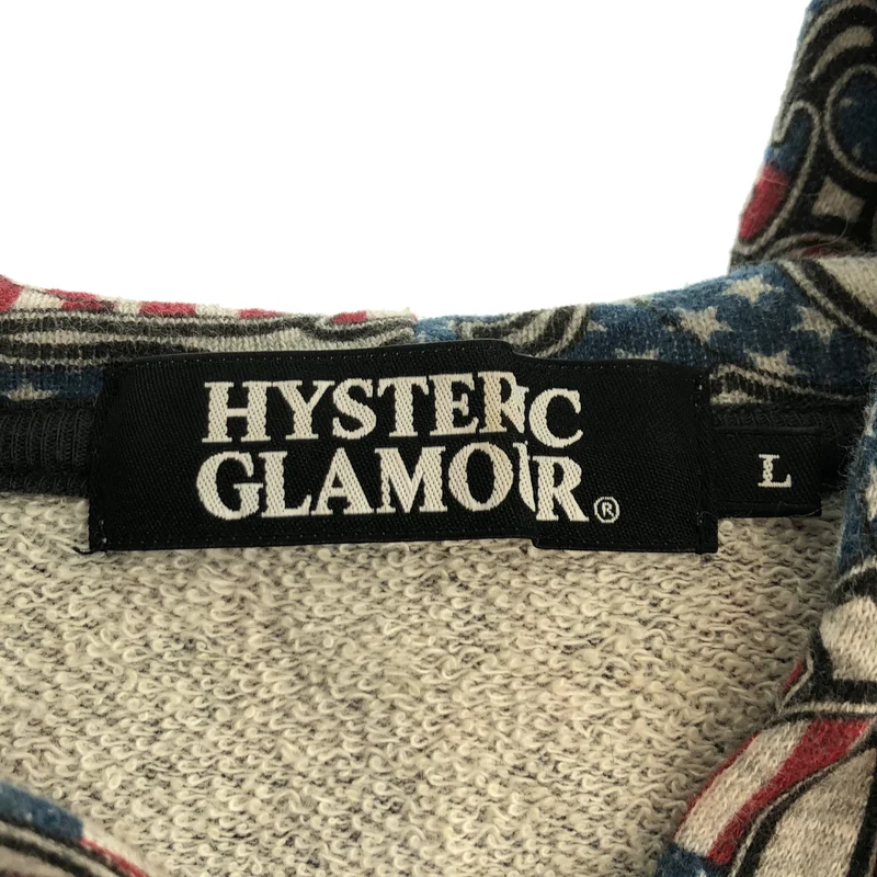 HYSTERIC GLAMOUR / ヒステリックグラマー | デトロイト プリント ジップパーカー | L | メンズ