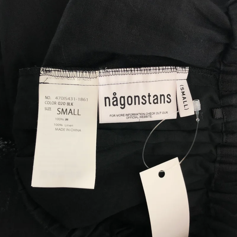 nagonstans / ナゴンスタンス | 2025SS | cropped balloon pants リネン クロップド バルーンパンツ | S | メンズ