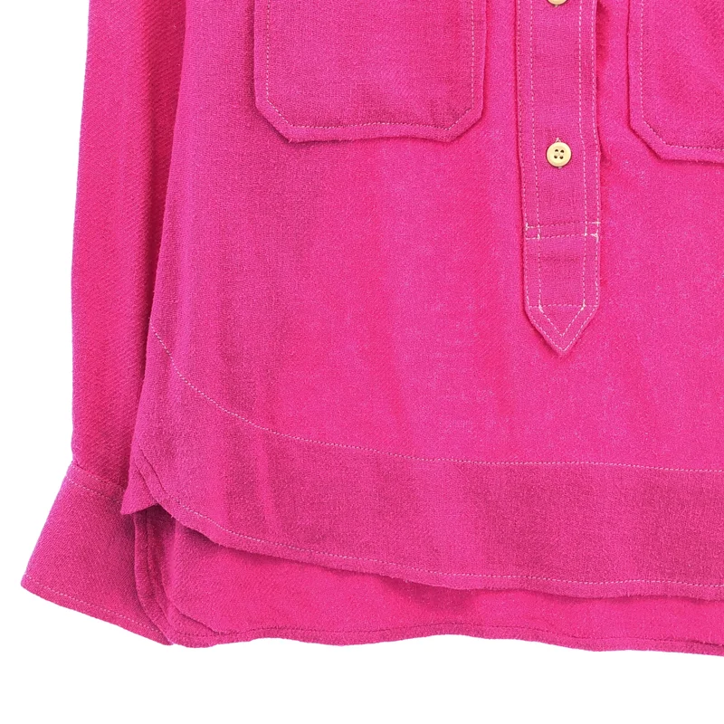 ISABEL MARANT / イザベルマラン | シルク ヘンリーネック カットソー | 36 | レディース