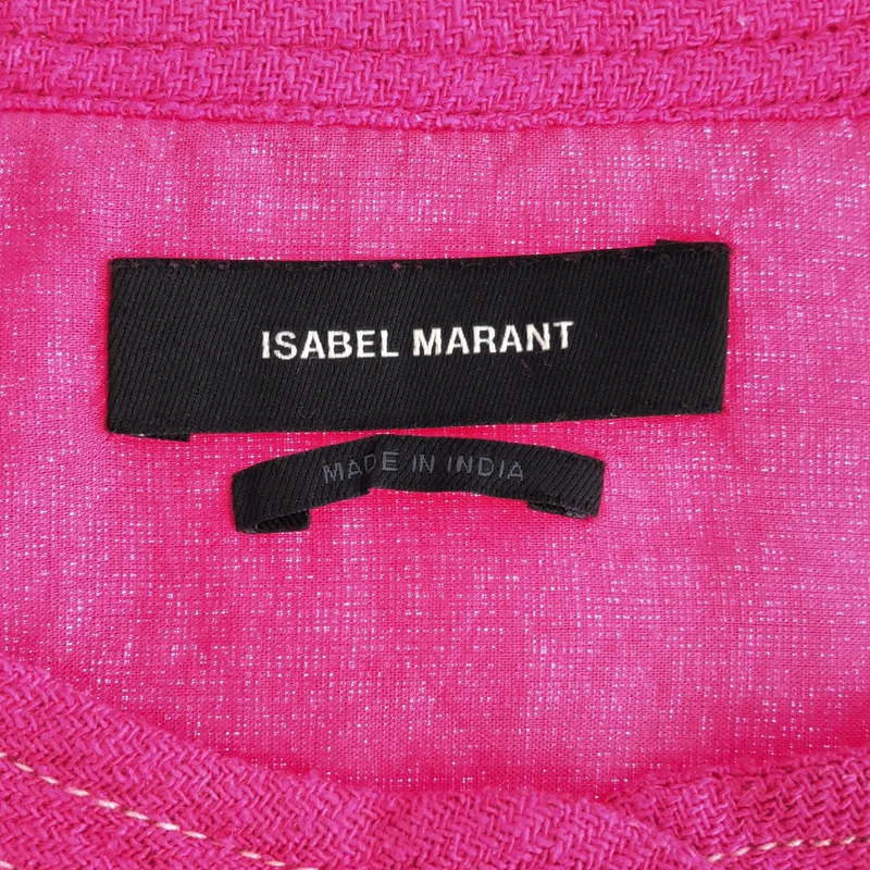 ISABEL MARANT / イザベルマラン | シルク ヘンリーネック カットソー | 36 | レディース