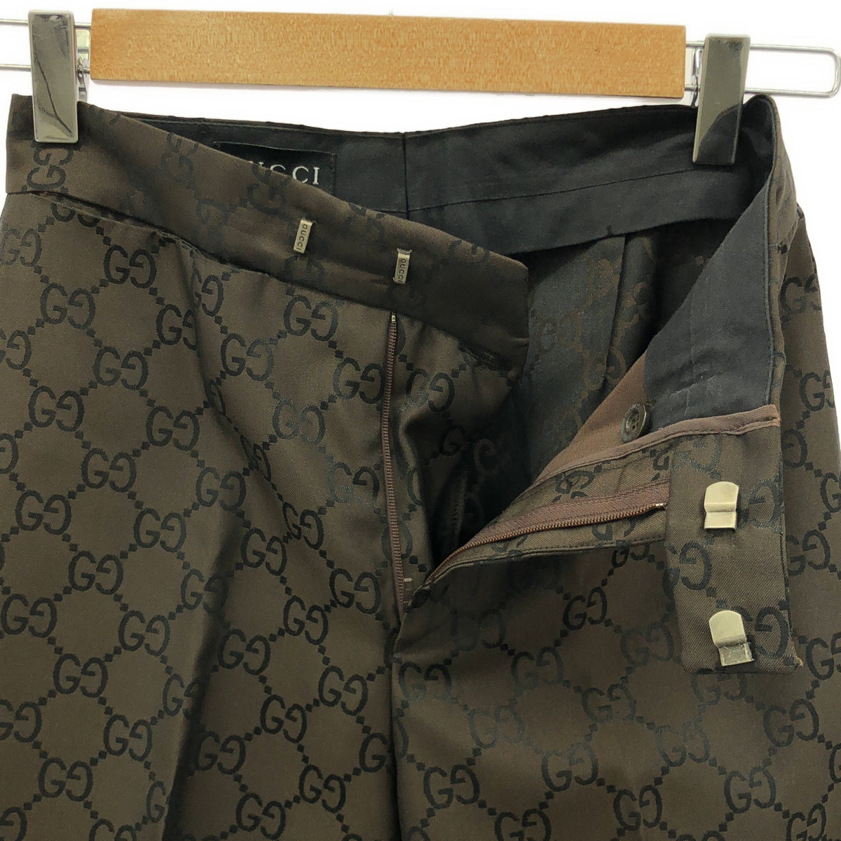 美品】 GUCCI / グッチ | トムフォード期 GG柄 スラックス | 38