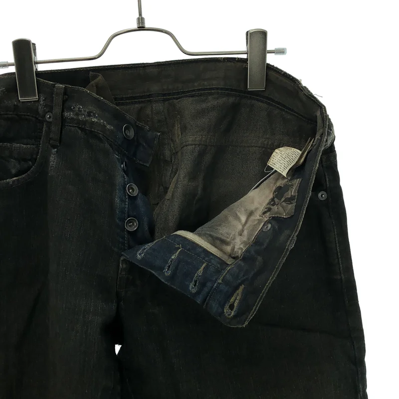 Rick Owens DRKSHDW / リック・オウエンス・ダークシャドウ | 染め加工 クラッシュデニムパンツ | 31 | メンズ