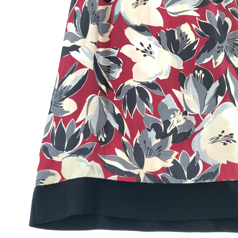 Sportmax / スポーツマックス | シルク 総柄 ドレス ワンピース | L | レディース
