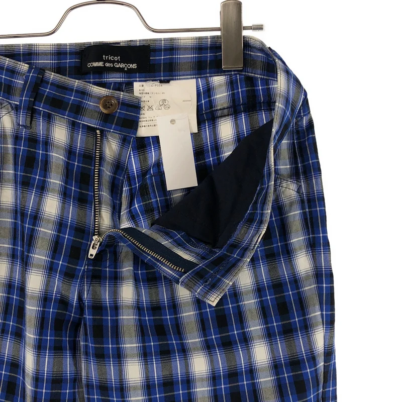 tricot COMME des GARCONS / トリココムデギャルソン | 2009SS | タータンチェック スラックス パンツ | M | レディース