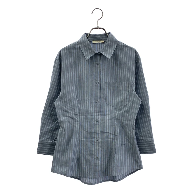 Paloma Wool / パロマウール | コットン ストライプ ロゴエンブロイダリー シャツ | S | レディース