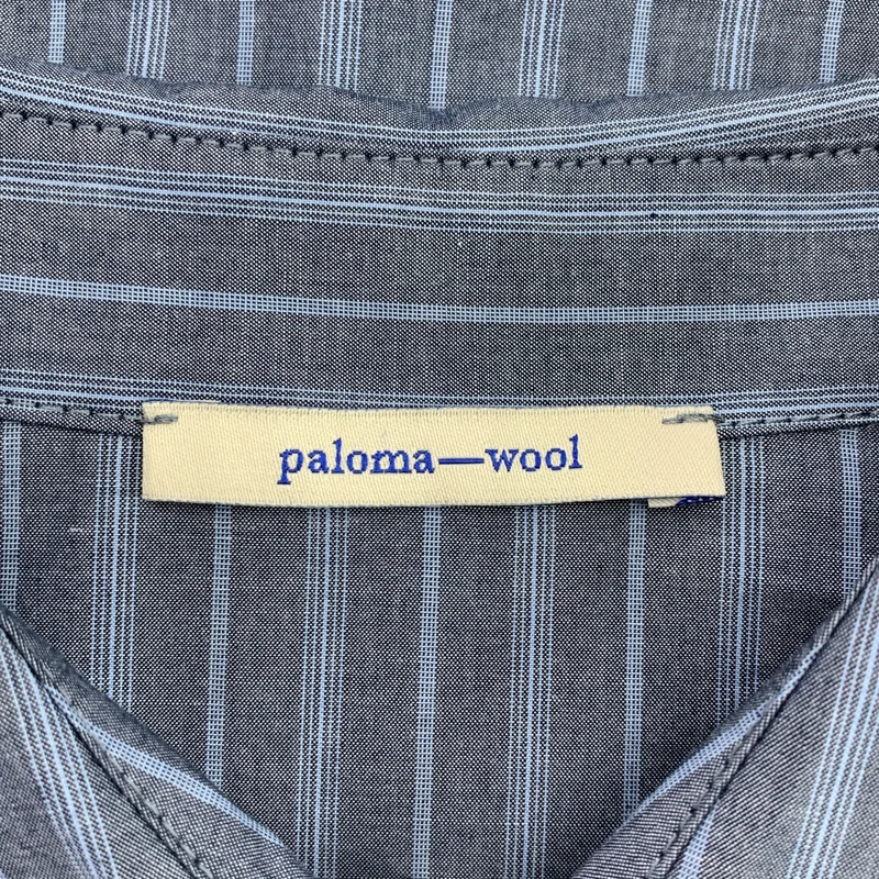Paloma Wool / パロマウール | コットン ストライプ ロゴエンブロイダリー シャツ | S | レディース
