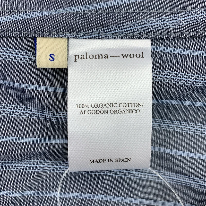 Paloma Wool / パロマウール | コットン ストライプ ロゴエンブロイダリー シャツ | S | レディース
