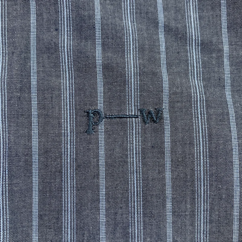 Paloma Wool / パロマウール | コットン ストライプ ロゴエンブロイダリー シャツ | S | レディース
