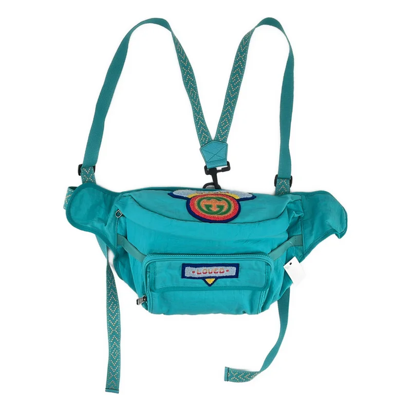 GUCCI / グッチ | 2WAY テリークロス パッチ ウエストバッグ ボディバッグ / 536842 |
