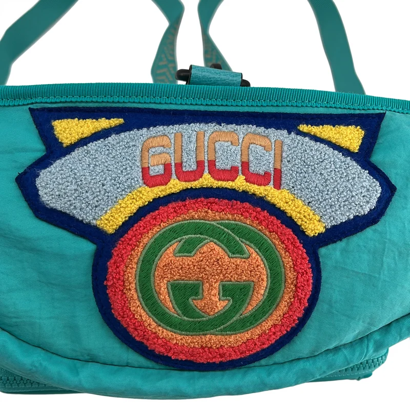 GUCCI / グッチ | 2WAY テリークロス パッチ ウエストバッグ ボディバッグ / 536842 |