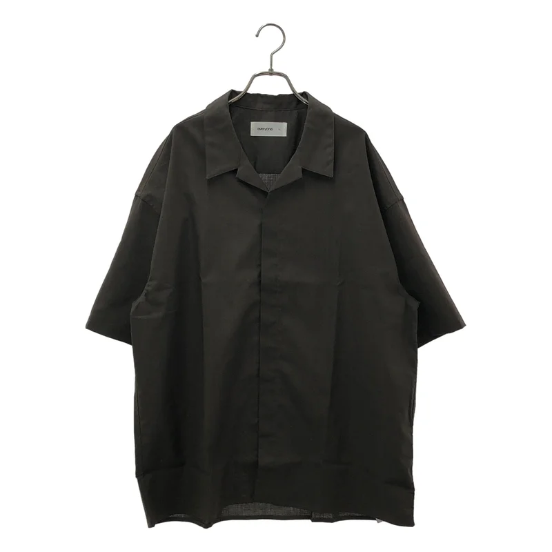 everyone / エブリワン | リネン混 オープンカラーシャツ | XL | メンズ