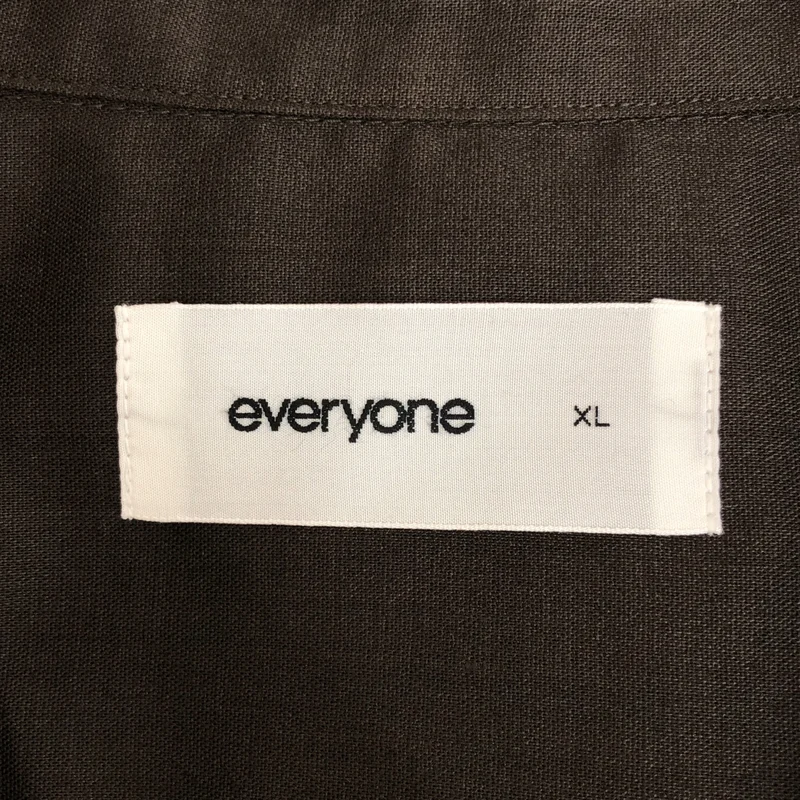 everyone / エブリワン | リネン混 オープンカラーシャツ | XL | メンズ
