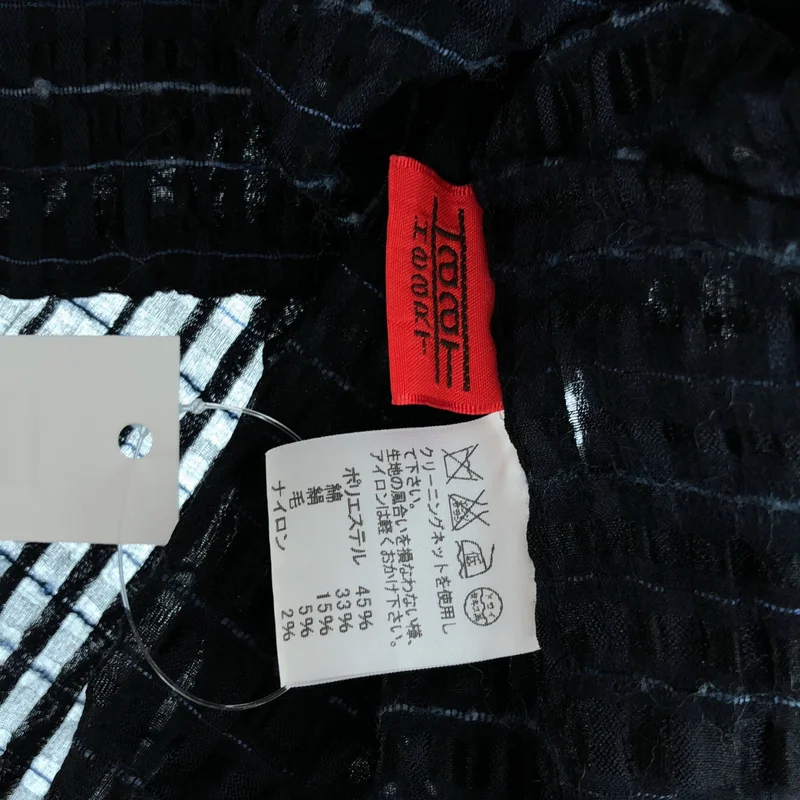 HaaT ISSEY MIYAKE / ハートイッセイミヤケ | コットン シルク ウール混 フーデッド シアーカーディガン | 3 | レディース