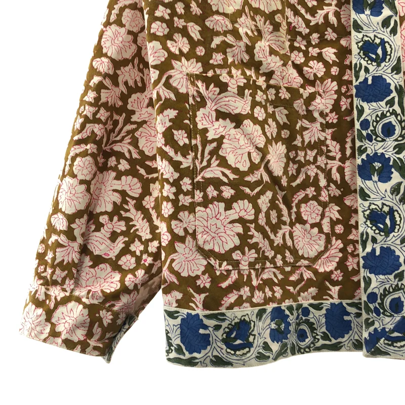 SZ Blockprints / エスゼットブロックプリント | 総柄 カバーオール ジャケット | L | レディース