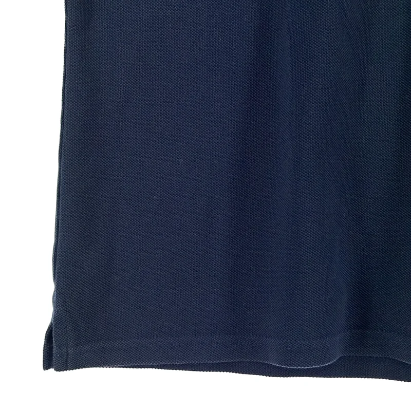 MAISON KITSUNE / メゾンキツネ | ワンポイントワッペン ロゴボタン ポロシャツ カットソー | S | メンズ