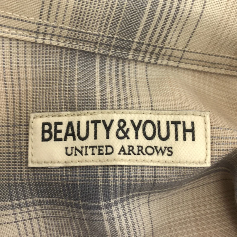 BEAUTY&YOUTH / ビューティーアンドユース | 尾州オンブレチェックシャツ | L | メンズ