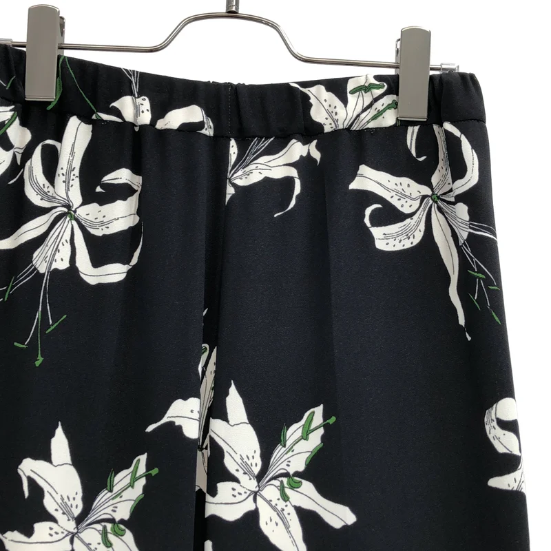 DRIES VAN NOTEN / ドリスヴァンノッテン | ビスコース フラワープリント イージーパンツ | 36 | レディース