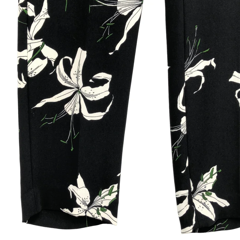 DRIES VAN NOTEN / ドリスヴァンノッテン | ビスコース フラワープリント イージーパンツ | 36 | レディース