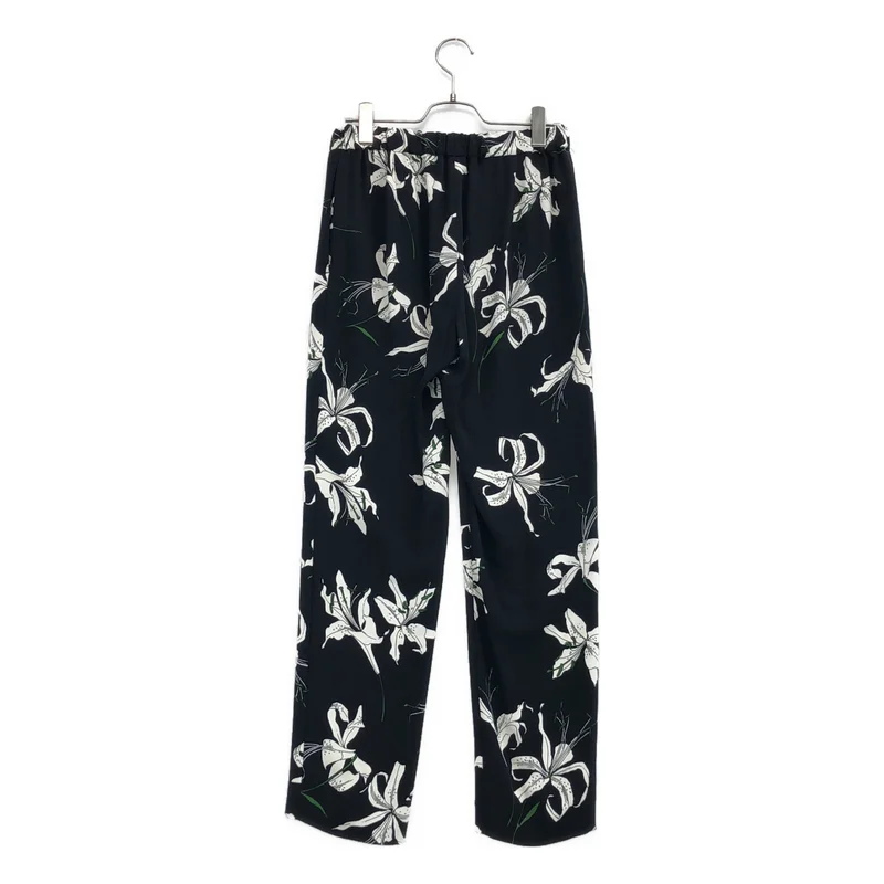 DRIES VAN NOTEN / ドリスヴァンノッテン | ビスコース フラワープリント イージーパンツ | 36 | レディース
