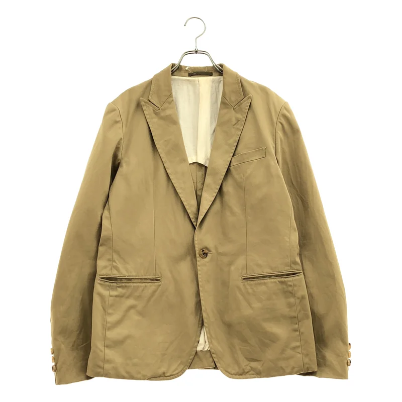 COMME des GARCONS HOMME / コムデギャルソンオム | 2007SS | コットン ライン ピークドラペル ジャケット | S | メンズ