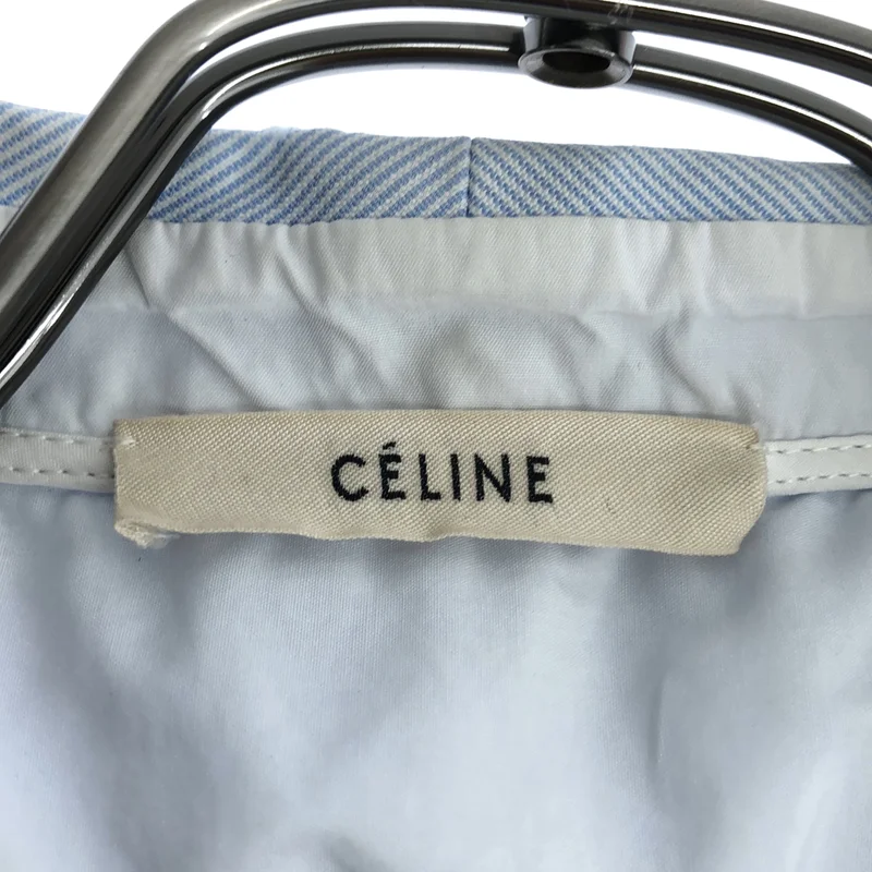 CELINE / セリーヌ | コットン ストライプ ドレスシャツ | 36 | レディース