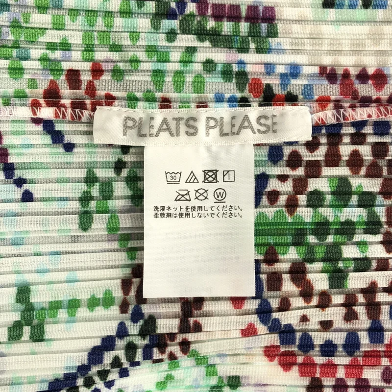 PLEATS PLEASE ISSEY MIYAKE / プリーツプリーズイッセイミヤケ | 2025SS | LIGHT FESTIVAL / 総柄 オーバーシルエット ノースリーブ ドレス ワンピース | 3 | レディース