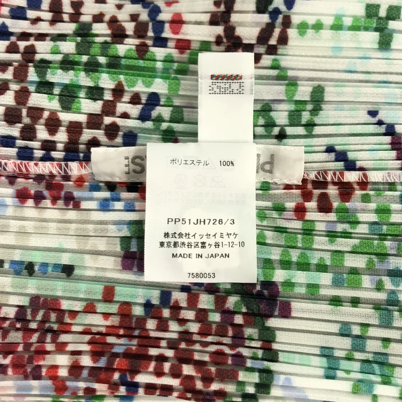 PLEATS PLEASE ISSEY MIYAKE / プリーツプリーズイッセイミヤケ | 2025SS | LIGHT FESTIVAL / 総柄 オーバーシルエット ノースリーブ ドレス ワンピース | 3 | レディース