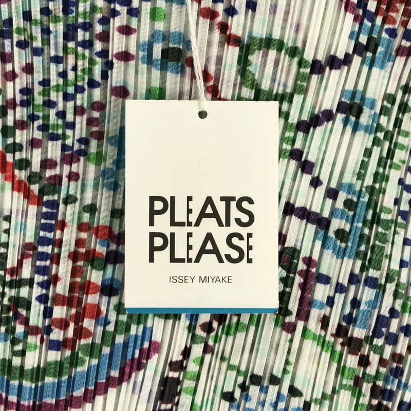 PLEATS PLEASE ISSEY MIYAKE / プリーツプリーズイッセイミヤケ | 2025SS | LIGHT FESTIVAL / 総柄 オーバーシルエット ノースリーブ ドレス ワンピース | 3 | レディース