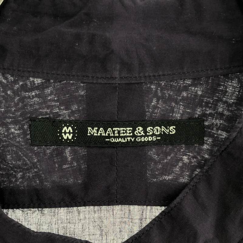 MAATEE&SONS / マーティー&サンズ | 2024SS | 160番TANSHI 半無双 バンドカラーシャツ | 2 | メンズ