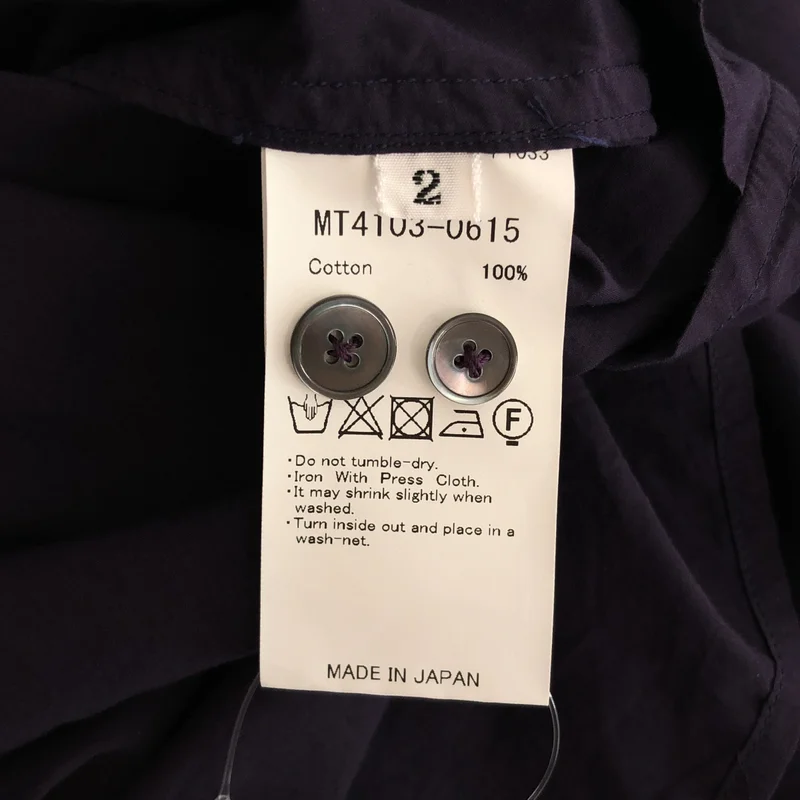 MAATEE&SONS / マーティー&サンズ | 2024SS | 160番TANSHI 半無双 バンドカラーシャツ | 2 | メンズ