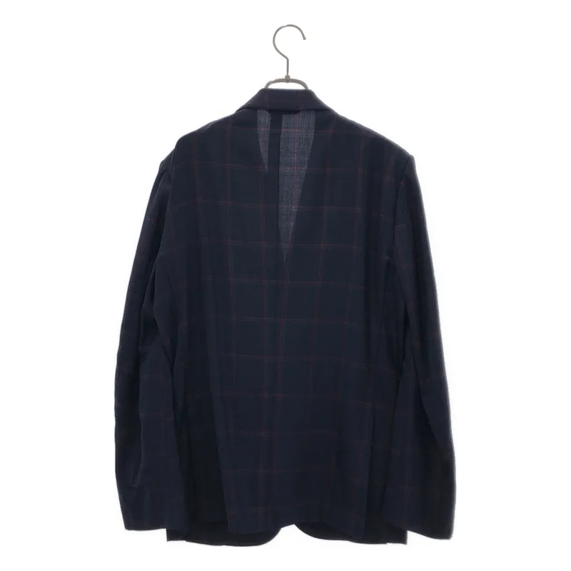 Ermenegildo Zegna / エルメネジルドゼニア | COOL EFFECT ウール シルク チェック テーラードジャケット | 48 | メンズ