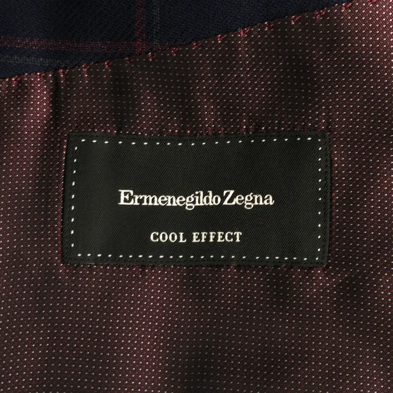 Ermenegildo Zegna / エルメネジルドゼニア | COOL EFFECT ウール シルク チェック テーラードジャケット | 48 | メンズ