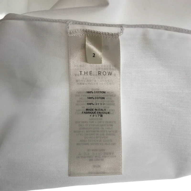 THE ROW / ザロウ | Hamza oversized cotton top プルオーバーシャツ | 2 | レディース