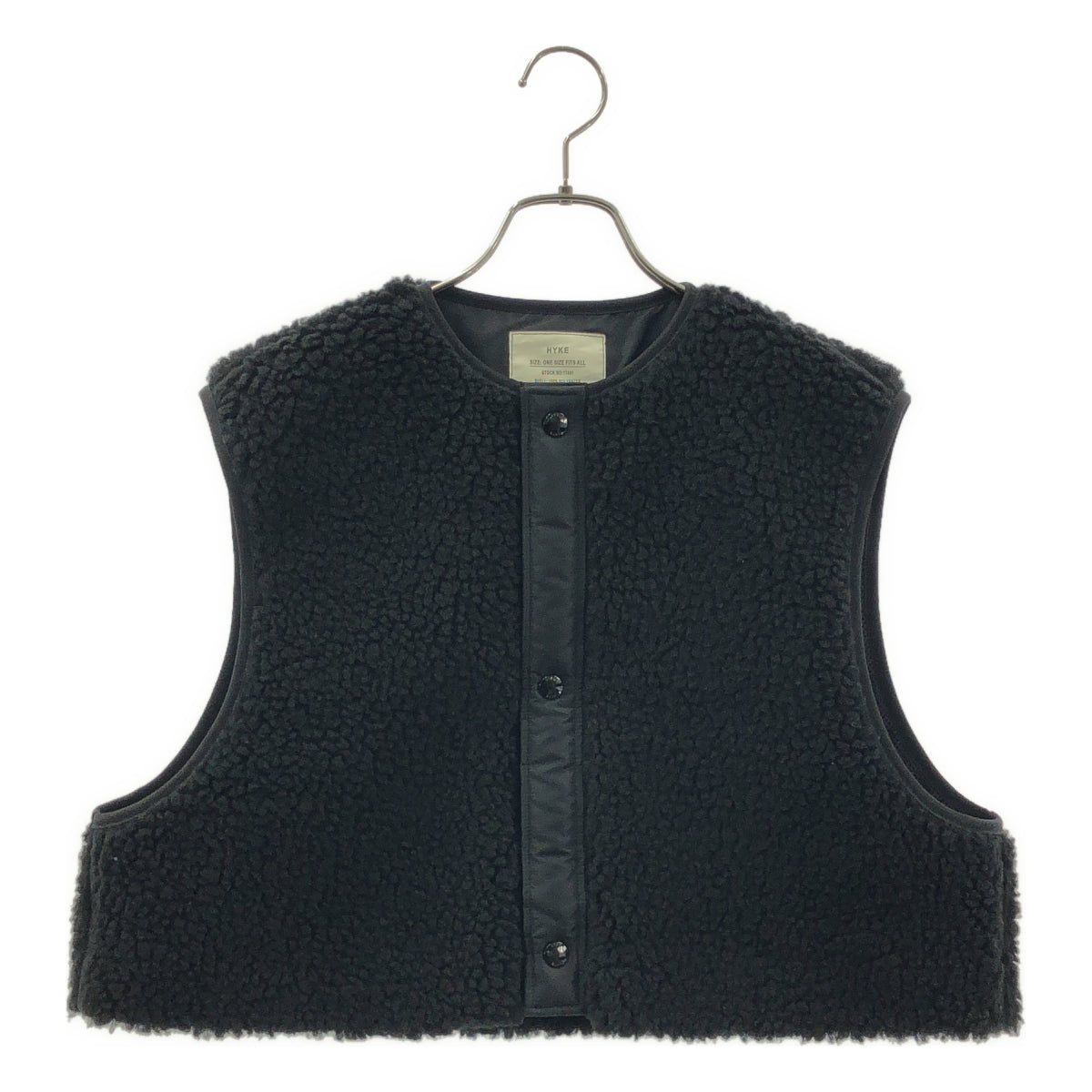 【美品】  HYKE / ハイク | 2024AW | FAUX SHEARING VEST ボア ベスト | F | ホワイト | レディース HYKE / ハイク | 2024AW | FAUX SHEARING VEST ボア ベスト | F