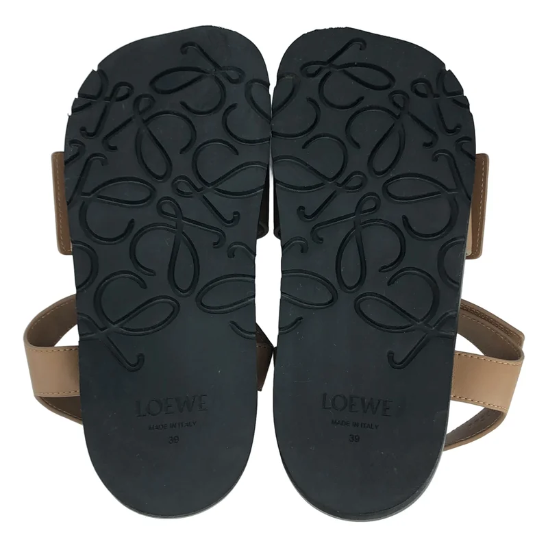 LOEWE / ロエベ | アナグラム ペブル フットベット サンダル | 39 | レディース