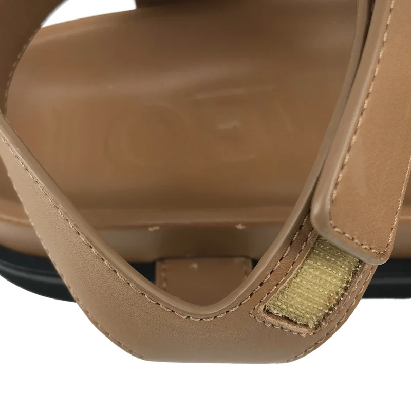 LOEWE / ロエベ | アナグラム ペブル フットベット サンダル | 39 | レディース