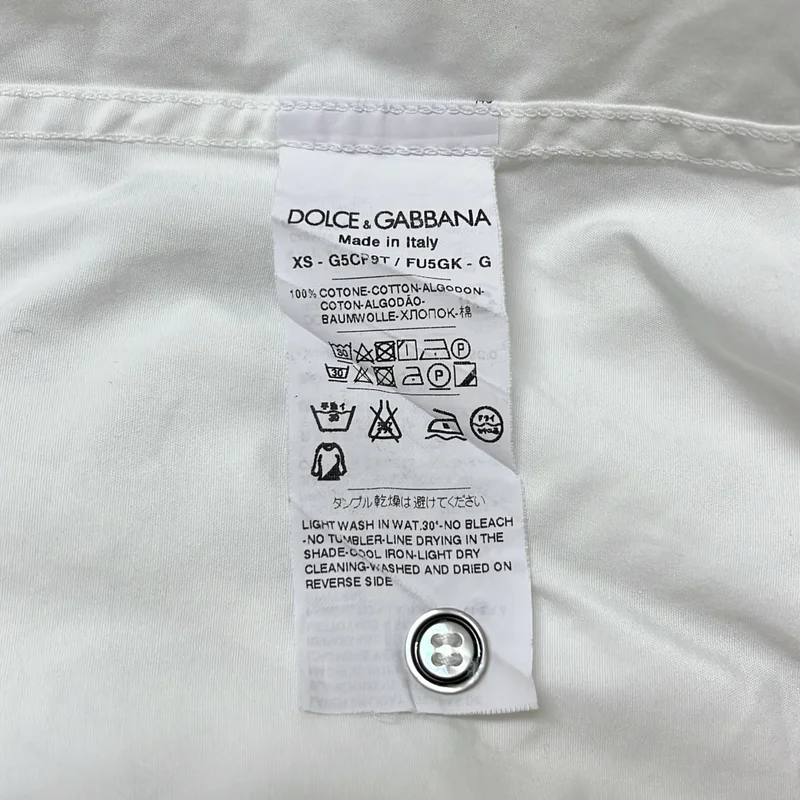DOLCE＆GABBANA / ドルチェ＆ガッバーナドルガバ | コットン ブザムシャツ | 15 1/2 | 39 | メンズ