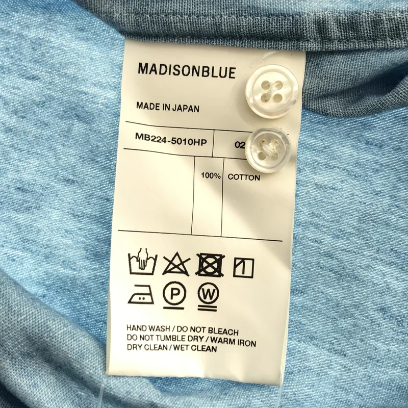 MADISON BLUE / マディソンブルー | HPS 別注 / シャンブレー フリルシャツ_長袖 | 2 | レディース