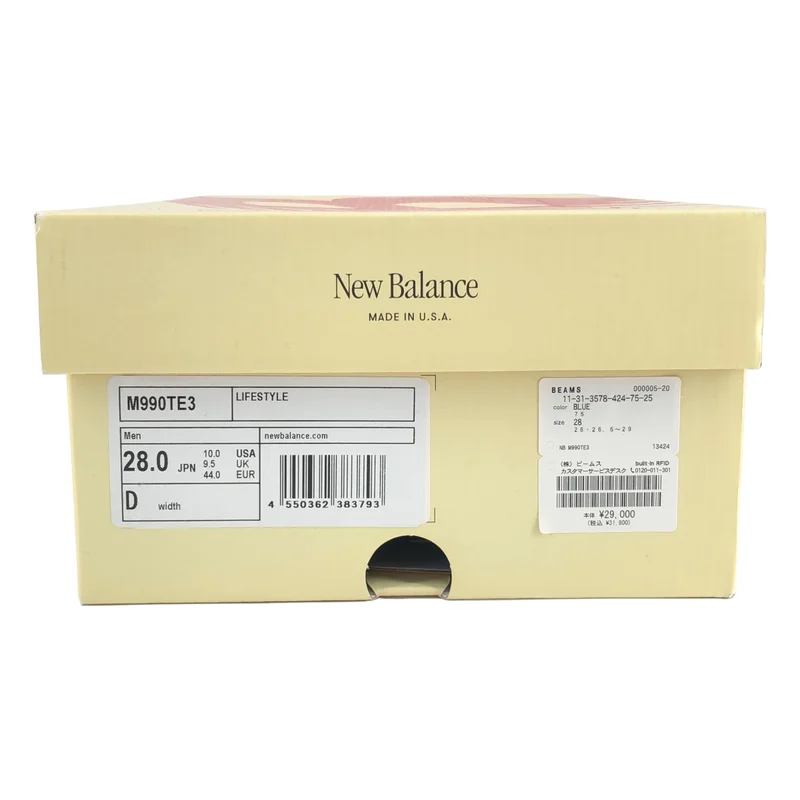 New Balance / ニューバランス | M990TE3 スニーカー | 28.0 | メンズ